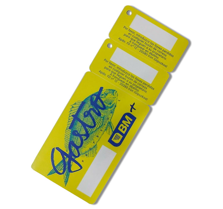 PVC Card 2 в 1 Snap-off Plastic Combo Hang Tag ново представяне ли е на пазара?